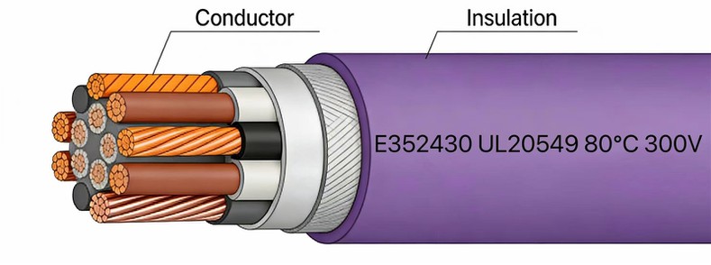 UL20549 Shielded Multi-Conductor Cable UL20549 Shielded Multi-Conductor Cable